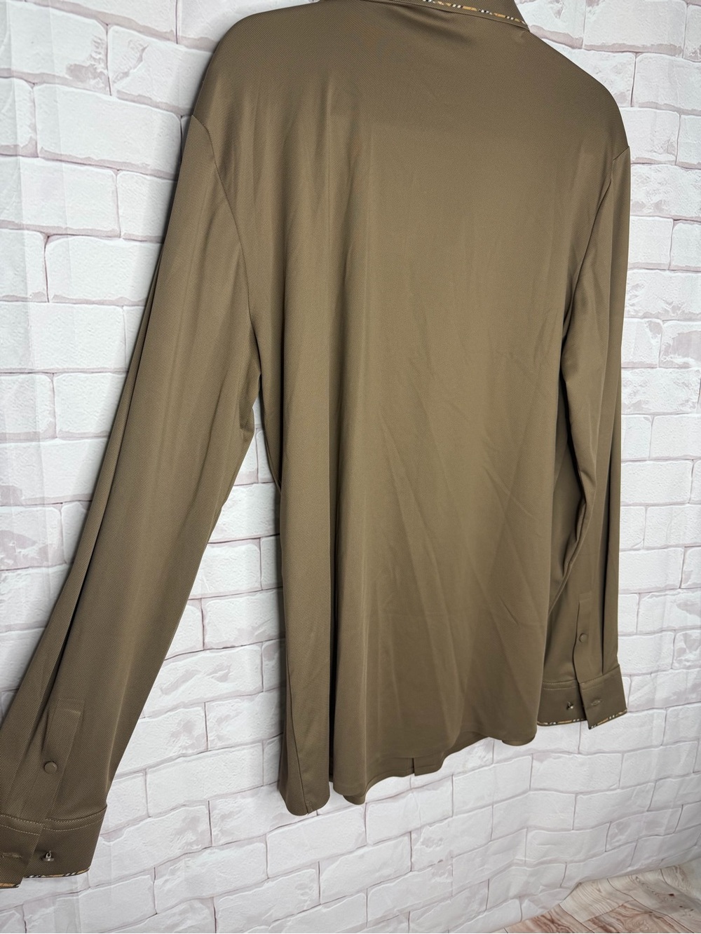 Barocco Los Angeles Men’s Button Front Shirt | Size M | Stretch Performance - Picture 5 of 8